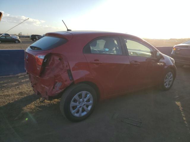 KNADM5A30D6113586 - 2013 KIA RIO LX RED photo 3