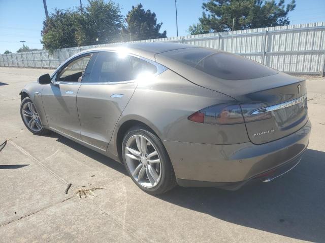 5YJSA1E28FF106499 - 2015 TESLA MODEL S 棕色 照片 2