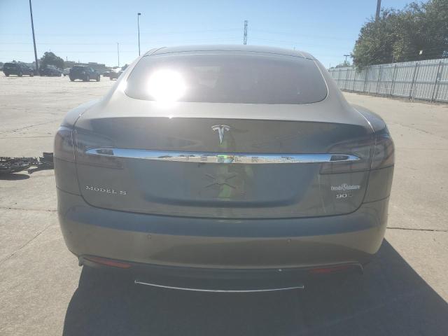 5YJSA1E28FF106499 - 2015 TESLA MODEL S 棕色 照片 6