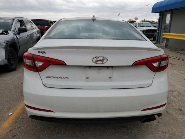 5NPE24AF9HH460010 - 2017 HYUNDAI SONATA SE WHITE photo 6