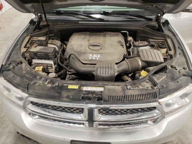 1C4RDJDG5CC267033 - 2012 DODGE DURANGO CREW SILVER photo 12