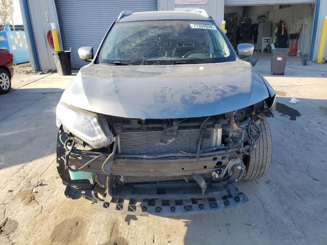 KNMAT2MVXFP508585 - 2015 NISSAN ROGUE S GRAY photo 5