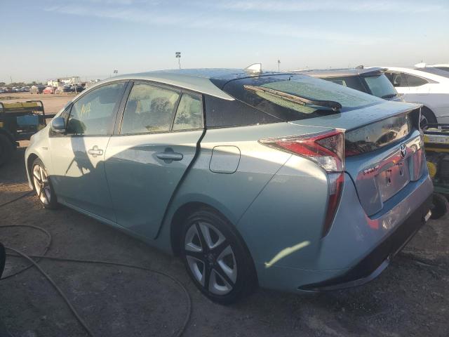 JTDKARFU6G3527361 - 2016 TOYOTA PRIUS TURQUOISE photo 2