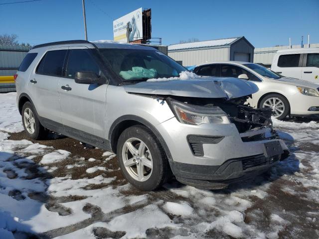 1FM5K7B86JGB78818 - 2018 FORD EXPLORER SILVER photo 4