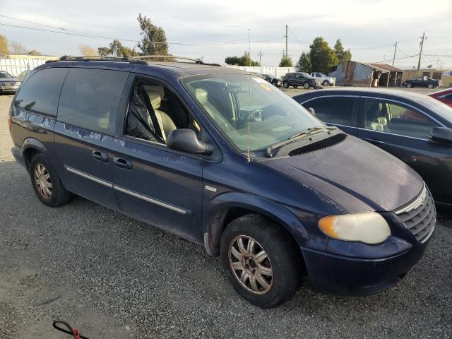 2C4GP54L75R297051 - 2005 CHRYSLER TOWN & COU TOURING BLUE photo 4