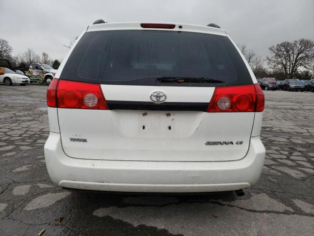 5TDKK4CC4AS317343 - 2010 TOYOTA SIENNA CE WHITE photo 6