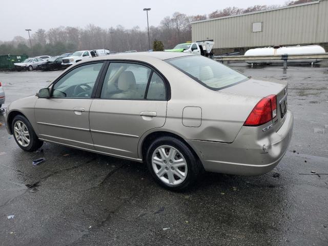 2HGES26723H537177 - 2003 HONDA CIVIC EX TAN photo 2