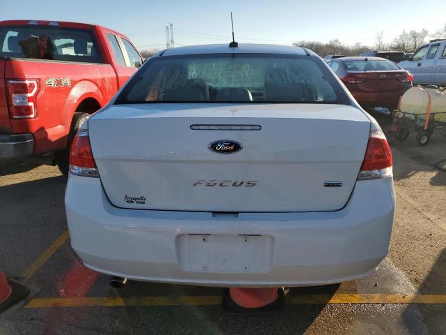 1FAHP3HN1BW117494 - 2011 FORD FOCUS SEL WHITE photo 6