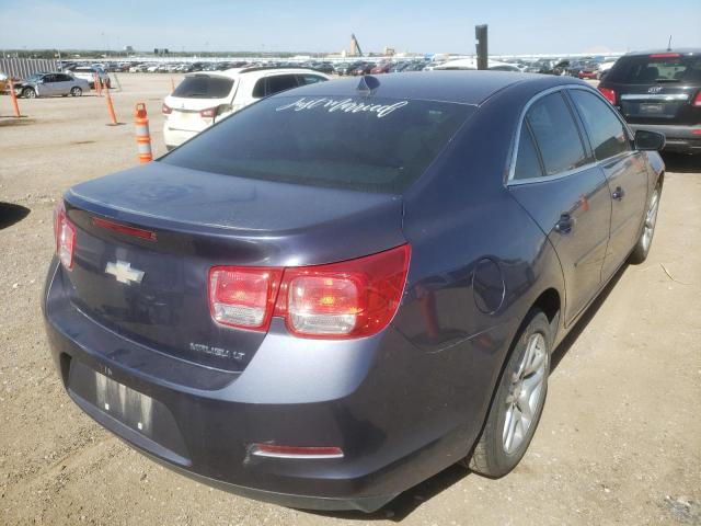 1G11C5SAXDF302003 - 2013 CHEVROLET MALIBU 1LT BLUE photo 4