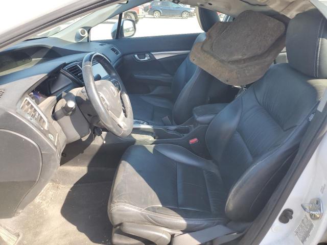 19XFB2F99DE045022 - 2013 HONDA CIVIC EXL თეთრი ფოტო 7