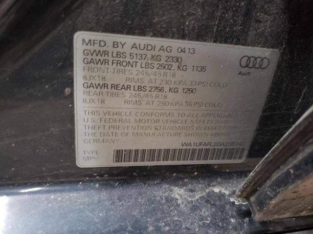 WA1UFAFL2DA235145 - 2013 AUDI A4 ALLROAD PREMIUM PLUS BLUE photo 13