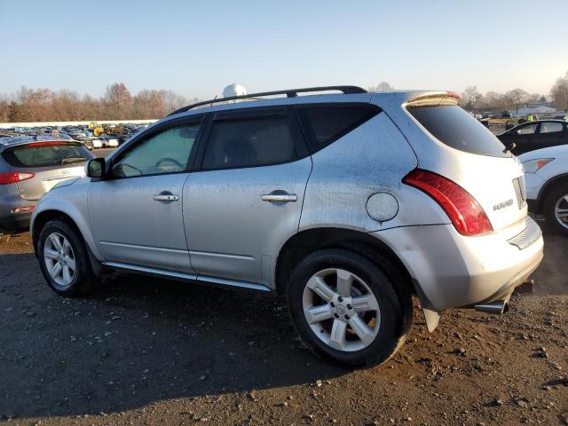 JN8AZ08WX7W624127 - 2007 NISSAN MURANO SL SILVER photo 2