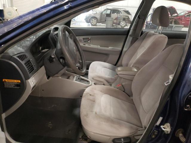 KNAFE121385498018 - 2008 KIA SPECTRA EX BLUE photo 7