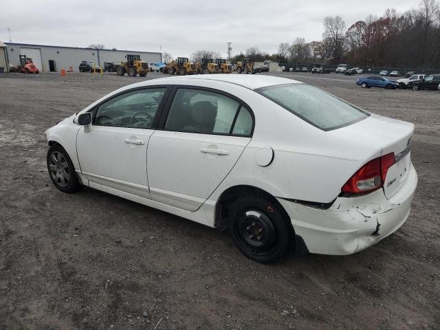 2HGFA16559H364120 - 2009 HONDA CIVIC LX WHITE photo 2