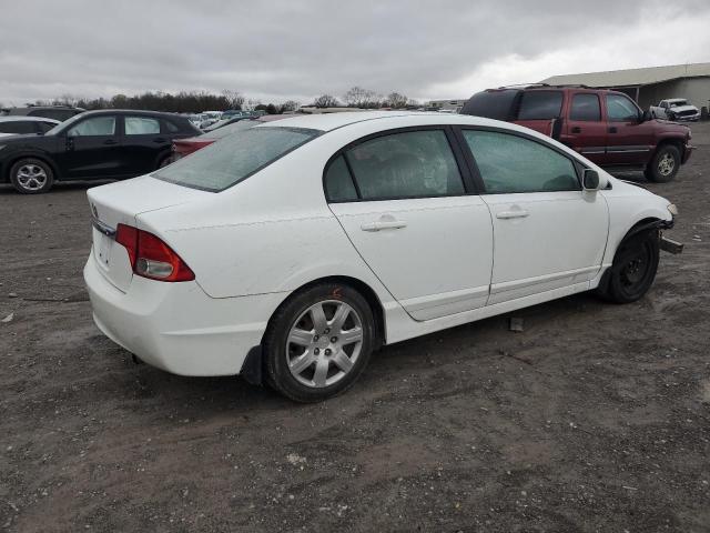 2HGFA16559H364120 - 2009 HONDA CIVIC LX WHITE photo 3