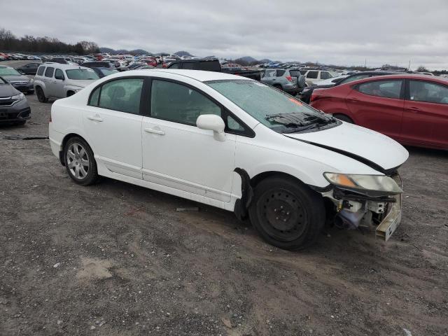 2HGFA16559H364120 - 2009 HONDA CIVIC LX WHITE photo 4