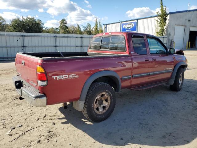 5TBBT44191S135107 - 2001 TOYOTA TUNDRA ACCESS CAB წითელი ფოტო 3