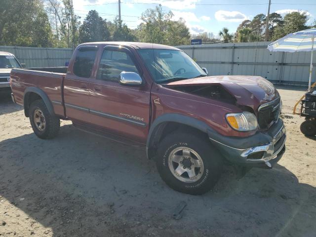 5TBBT44191S135107 - 2001 TOYOTA TUNDRA ACCESS CAB წითელი ფოტო 4
