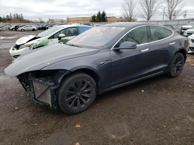 5YJSA1E27JF269654 - 2018 TESLA MODEL S Մոխրագույն լուսանկար 1