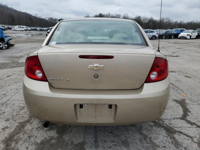 1G1AK55F577298032 - 2007 CHEVROLET COBALT LS GOLD photo 6