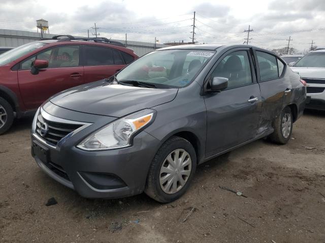 3N1CN7AP5HL843258 - 2017 NISSAN VERSA S GRAY photo 1