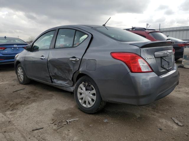 3N1CN7AP5HL843258 - 2017 NISSAN VERSA S GRAY photo 2