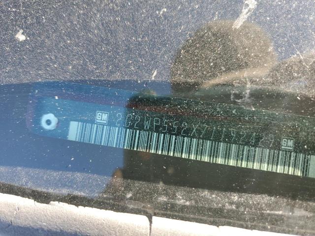 2G2WP552X71192429 - 2007 PONTIAC GRAND PRIX 勃艮第红 照片 12