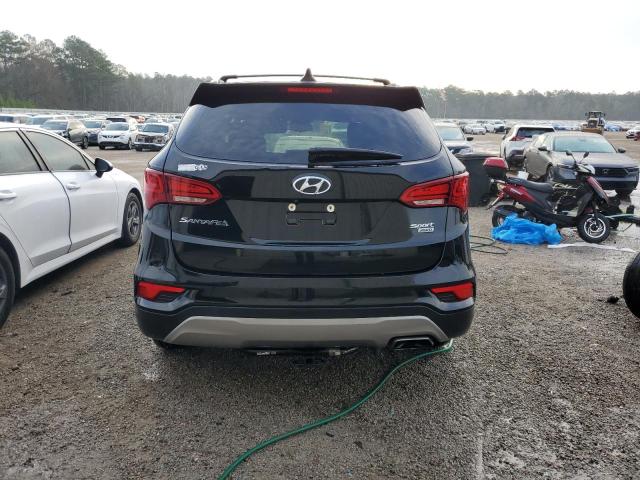 5NMZUDLB7JH054316 - 2018 HYUNDAI SANTA FE S BLACK photo 6