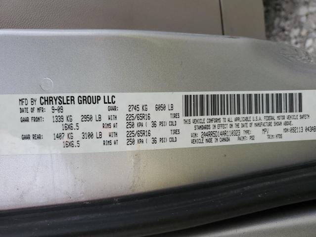 2A4RR5D14AR110323 - 2010 CHRYSLER TOWN & COU TOURING 银色 照片 13