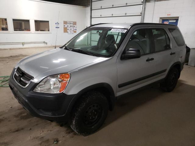 SHSRD78434U254250 - 2004 HONDA CR-V LX SILVER photo 1