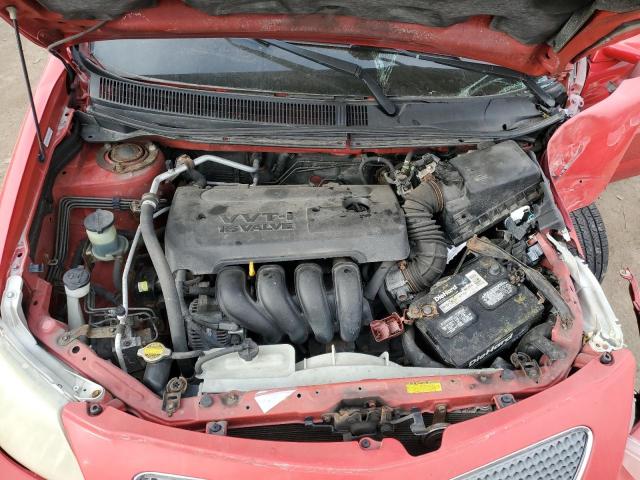 5Y2SL638X5Z470043 - 2005 PONTIAC VIBE RED photo 11