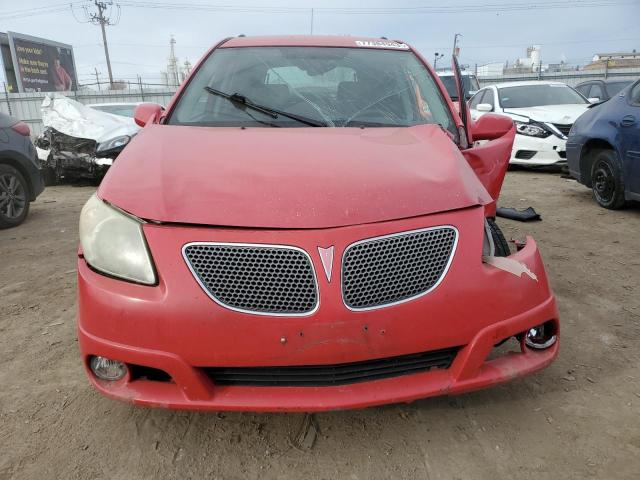 5Y2SL638X5Z470043 - 2005 PONTIAC VIBE RED photo 5