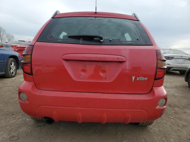 5Y2SL638X5Z470043 - 2005 PONTIAC VIBE RED photo 6