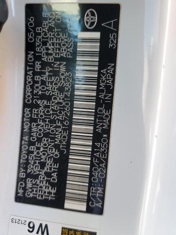 JTKDE167260143823 - 2006 TOYOTA SCION TC ორფეროვანი ფოტო 13