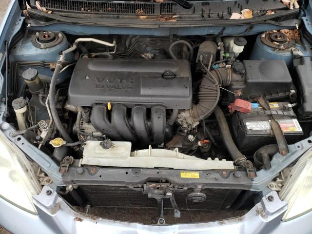 2T1KR32E54C260432 - 2004 TOYOTA COROLLA MA XR BLUE photo 11