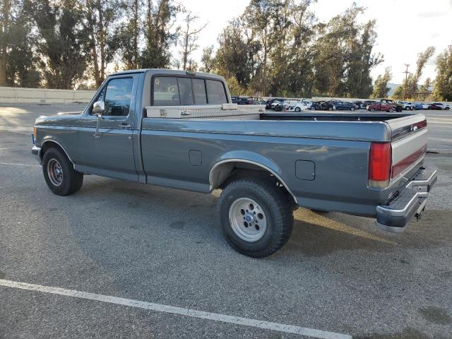 1FTEF15H7MKA00984 - 1991 FORD F150 GRAY photo 2