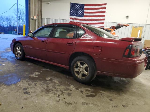 2G1WH52K459265136 - 2005 CHEVROLET IMPALA LS MAROON photo 2