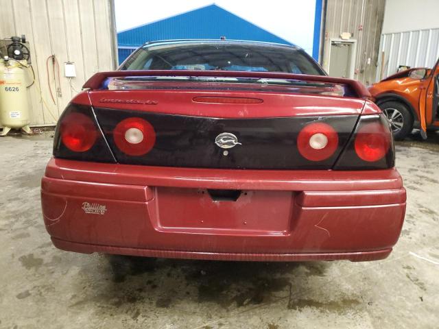 2G1WH52K459265136 - 2005 CHEVROLET IMPALA LS MAROON photo 6