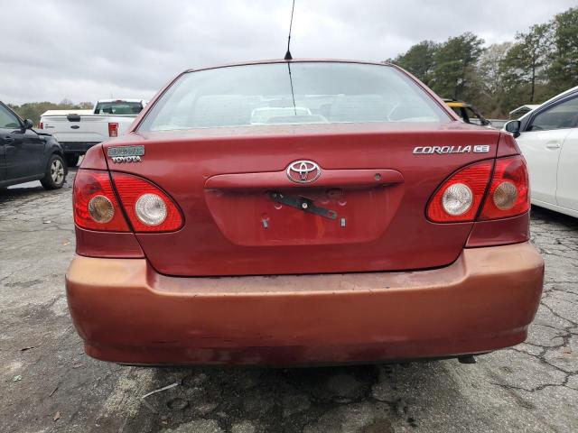 1NXBR32E46Z688655 - 2006 TOYOTA COROLLA CE RED photo 6