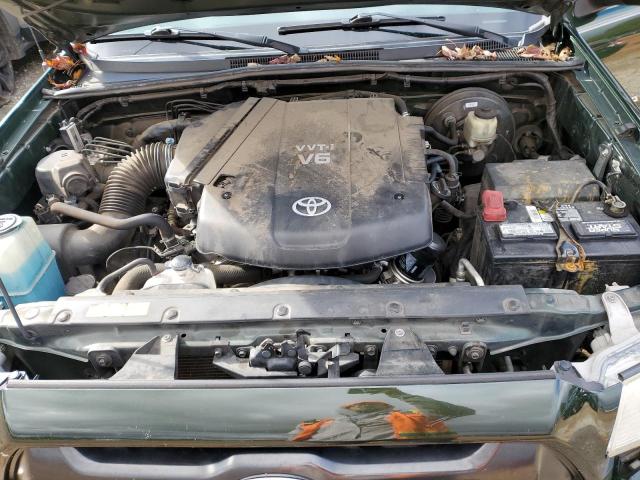 5TFJU4GN0EX059890 - 2014 TOYOTA TACOMA DOUBLE CAB PRERUNNER GREEN photo 11