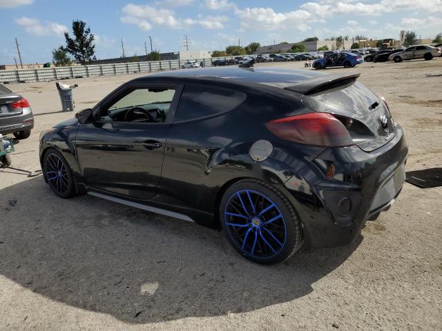 KMHTC6AE7GU279107 - 2016 HYUNDAI VELOSTER TURBO BLACK photo 2