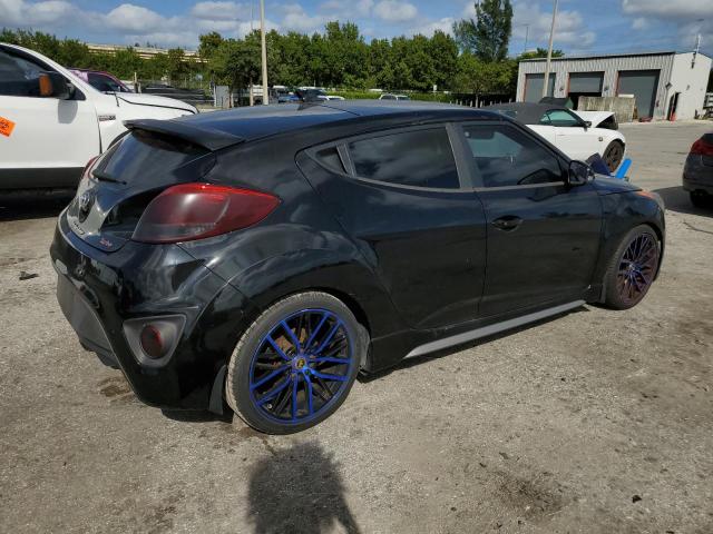 KMHTC6AE7GU279107 - 2016 HYUNDAI VELOSTER TURBO BLACK photo 3