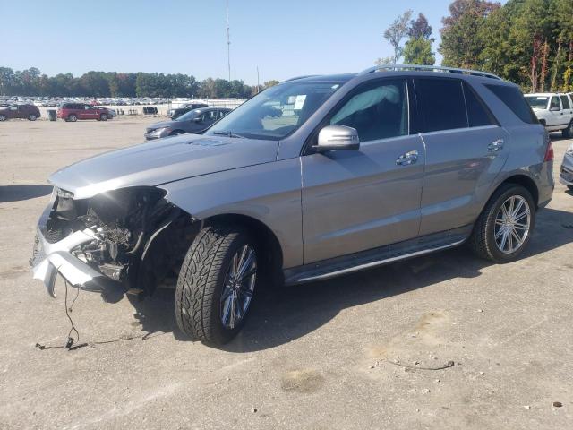 4JGDA5HB0EA344586 - 2014 MERCEDES-BENZ ML 350 4MATIC GRAY photo 1