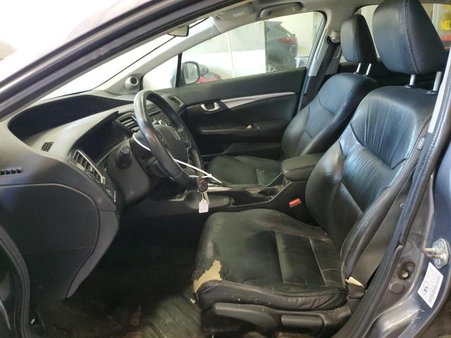 19XFB2F92DE072076 - 2013 HONDA CIVIC EXL 灰色 照片 7