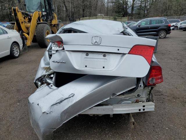 2HGFA15367H043409 - 2007 HONDA CIVIC DX SILVER photo 6