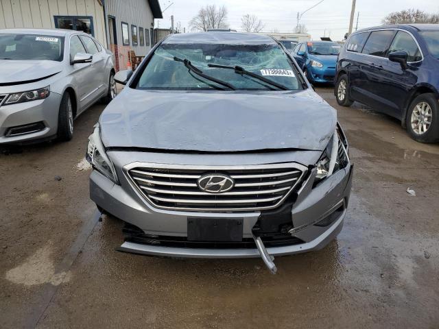 5NPE24AFXFH209395 - 2015 HYUNDAI SONATA SE GRAY photo 5