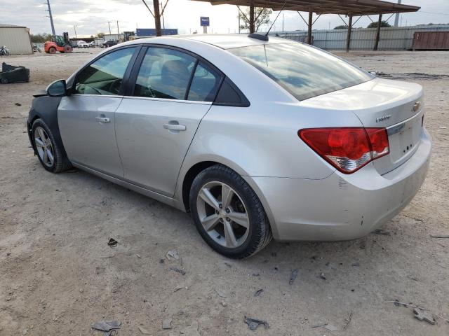 1G1PE5SB7F7231398 - 2015 CHEVROLET CRUZE LT SILVER photo 2