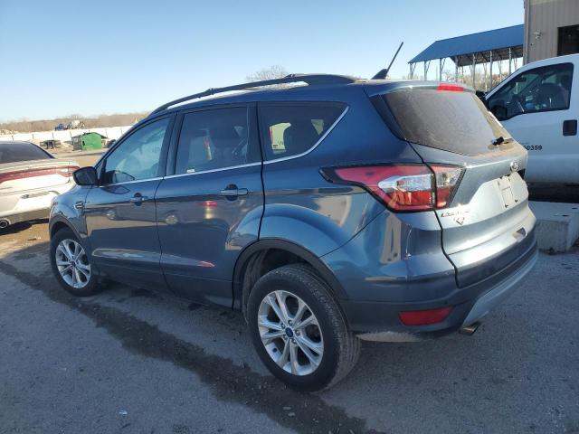 1FMCU9HD8JUA93174 - 2018 FORD ESCAPE SEL BLUE photo 2