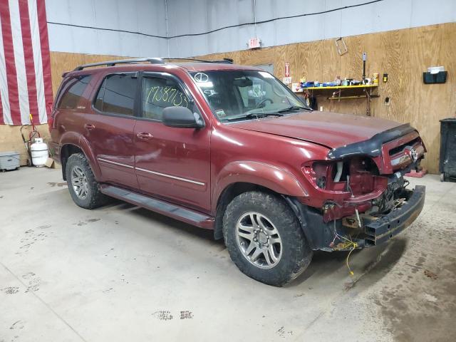 5TDBT48A56S263028 - 2006 TOYOTA SEQUOIA LIMITED RED photo 4