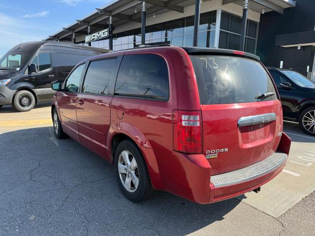 2D8HN44E09R700767 - 2009 DODGE GRAND CARA SE MAROON photo 3